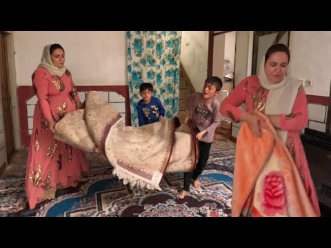 Housewarming for the New Year by Afsaneh with Mohammad's children