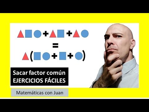 Cómo sacar o extraer factor común. EJEMPLOS FÁCILES