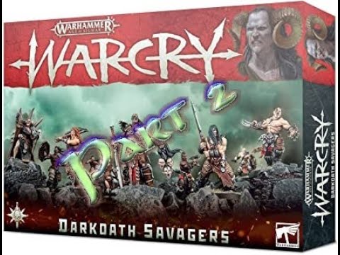 Painting Warcry Darkoath Savagers Part 2