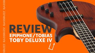 Video thumbnail for Epiphone/Tobias Toby Deluxe IV (Blindfolded Bass Review) by BassBuzz