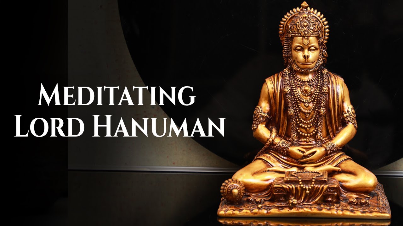 Meditating Lord Hanuman Idol | Divine Sculpture | The Artarium