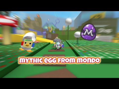 Getting a Mythic Egg From Mondo Chick in Bee Swarm Simulator