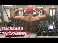 Back Workout for Thickness