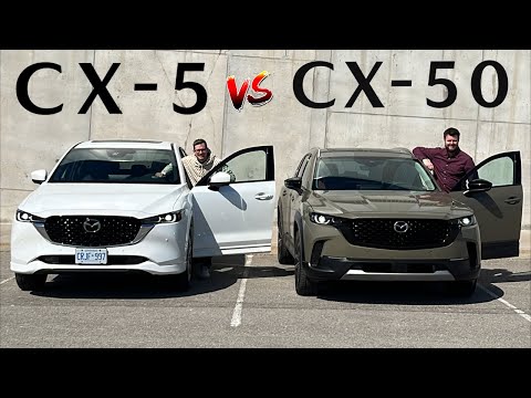 2023 Mazda CX-50 vs CX-5 Live!