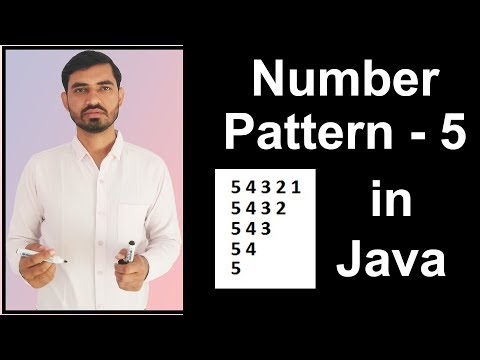 Number Pattern 5 Program Logic In Java By Deepak