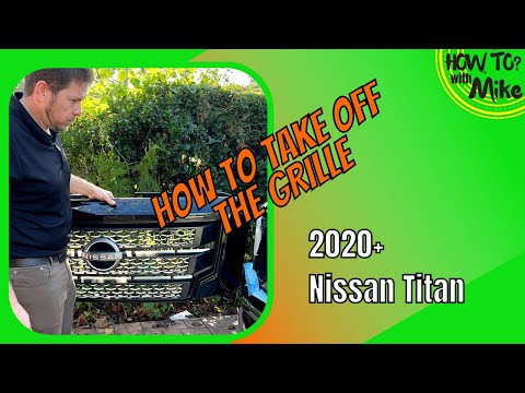 How To Take off the grille from Nissan Titan 2020 2021 2022 2023 2024 | M&R Automotive| How To