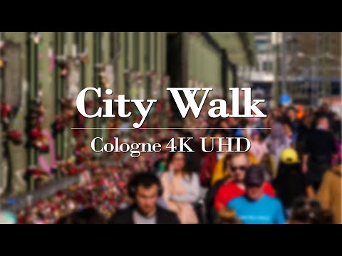 Lounge City Walk Cologne with smooth Ambient and Chillout grooves (4K UHD)