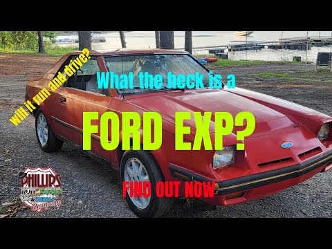 Thumbnail for What the heck is a FORD EXP? and will it run and drive? by Ford EXP