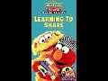 Opening And Closing To Sesame Street Kids Guide To Life Learning To Share 1996 VHS 1998 Reprint