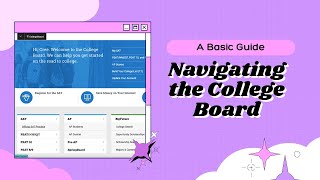 Navigating the College Board and Other Helpful Websites!