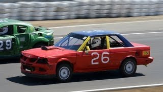 LeMons Thunderhill 2012 - Hot lap in-car
