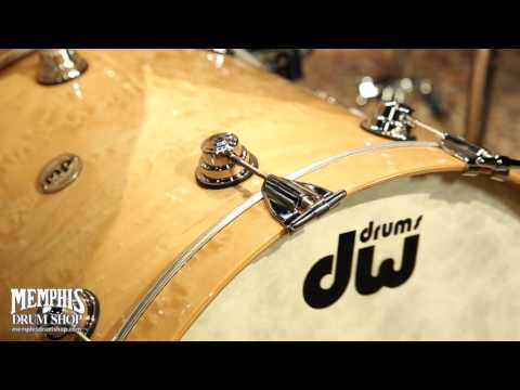DW Collector's Series Lacquer Custom Highly Figured Maple Drum Set 22/10/12/16