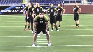 RB Jimmy Berezik 2012 NFL Detroit Super Regional Combine