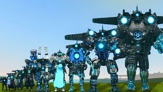 MECHA TITAN CAMERAMAN vs SKIBIDI TOILET 100 BOSSES – EPIC UPGRADED EVOLUTION in GARRY’S MOD!