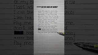 B***h Better Have My Money lyrics Song by Rihanna #lyrics #rihanna