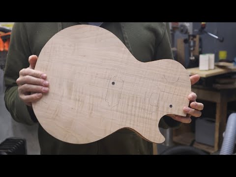 The body // Les Paul style guitar build