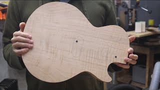 Les Paul style guitar build // the body