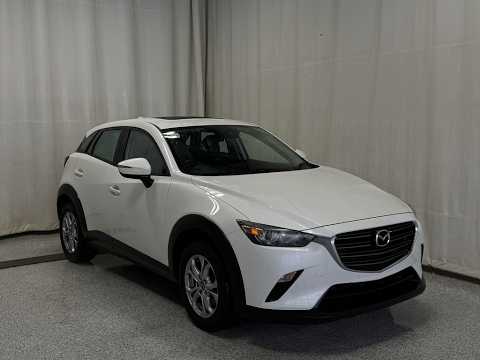 2020 Mazda CX-3 GS Auto AWD in White for sale at Park Mazda in Sherwood Park, AB