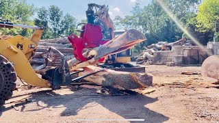 How to Process Firewood| Log Cracker Part 2