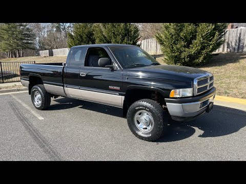 SOUND ON! 2nd gen Cummins 2500 4x4 SLT LARAMIE 24 valve! 2000 Dodge Cummins 2500 review for sale!