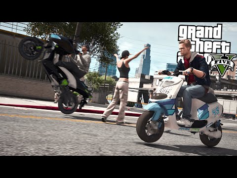 GARE SCOOTER IGNORANTI (ZIP,AEROX,NRG,TMAX..) - GTA 5 MOD VITA DA GANGSTER (6) #126