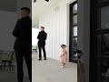 Groom has the biggest surprise during his First Look - Father Daughter Wedding First Looks