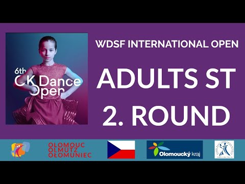 OK DANCE OPEN 2019 | OLOMOUC, 19.5. | WDSF INTERNATIONAL OPEN ADULTS ST | 2. ROUND