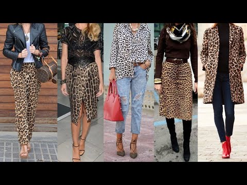 COMBINA CON ELEGANCIA EL ESTAMPADO ANIMAL PRINT /COMBINACIONES DE ROPA CON ESTAMPADO ANIMAL PRINT