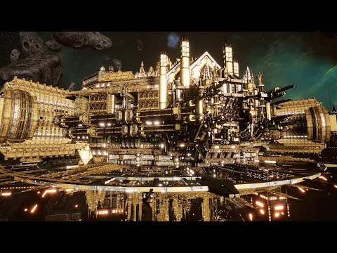 Skalgrim Mod - Phalanx - Imperial Fists vs Tyranids - Battlefleet Gothic Armada 2