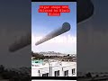Cigar Shaped Ufo lands #ufo #aliens #caughtoncamera #fyp