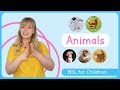 Sign Language For Children Animals BSL For Kids