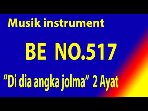 BUKU ENDE (BE) NO.517 DI DIA ANGKA JOLMA (Musik Box Original) 2 Ayat