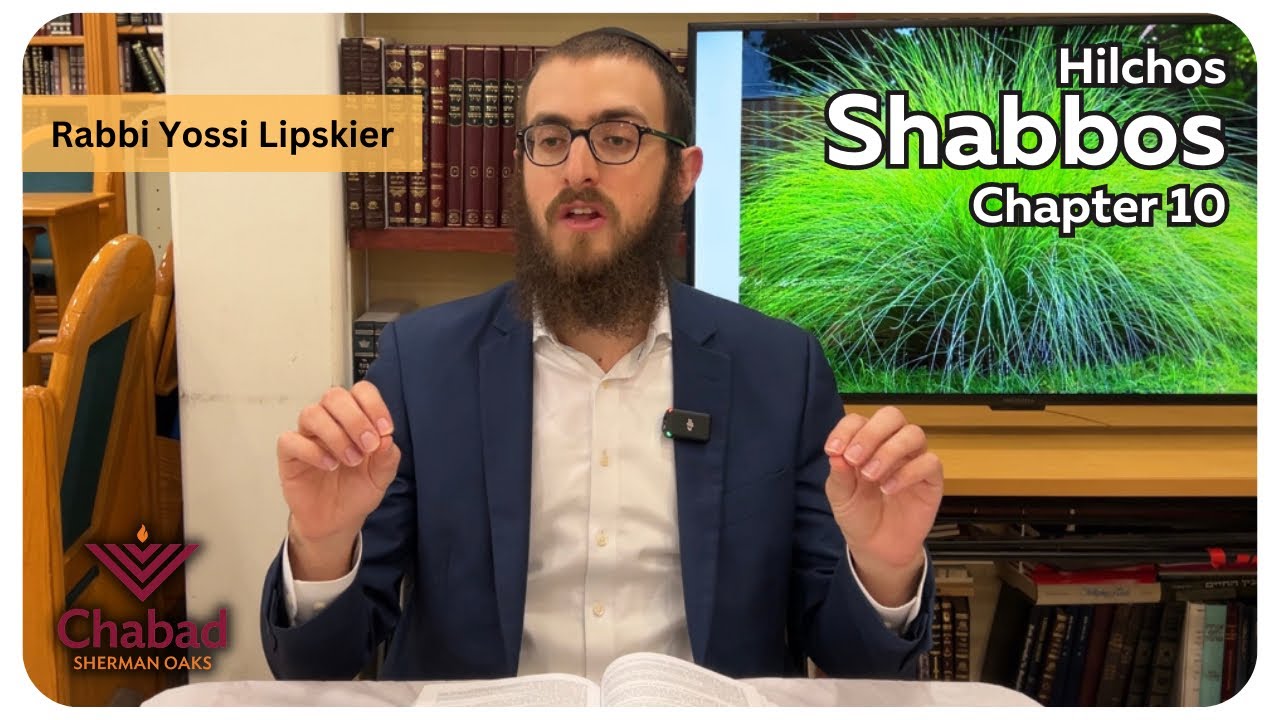 Rambam Hilchos Shabbos Chapter 10 • Rabbi Yossi Lipskier