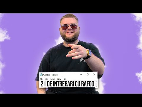 RAFOO RASPUNDE LA 21 DE INTREBARI - WHOGOTBARS