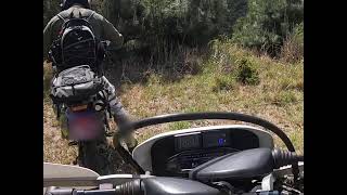 雨山ダム（KDX125とXR250）