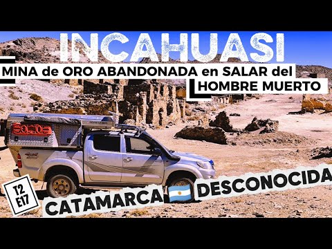 MISTERIOSA 😮 MINA ABANDONADA. Solos en SALAR DEL HOMBRE MUERTO. INCAHUASI. CATAMARCA 🇦🇷