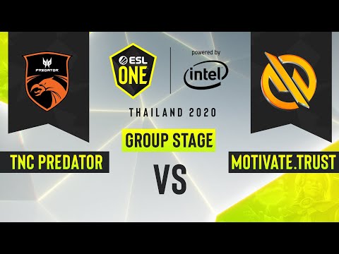 Dota2 - Motivate.Trust Gaming vs. TNC Predator - Game 2 - ESL One Thailand 2020 - Group Stage - AS