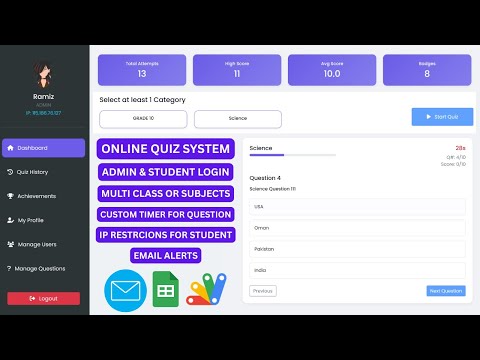 🚀 Build a Dynamic Quiz App with Google Sheets! (Admin + Student Login) | C50