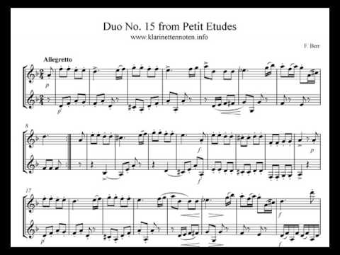 Duo No 15 from Petit Etudes Frederic Berr