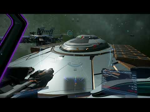 Boarding in X4 Foundations. Capturing a Helios Sentinel with a Nemesis Vanguard.