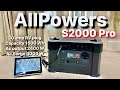 Video: S2000 MONSTER PRO ESTACIÓN DE ENERGIA PORTATIL ALLPOWERS 2400W CON PANEL SOLAR 200W MONO