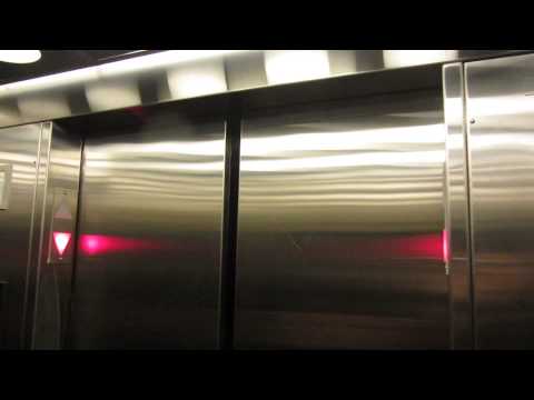 Schindler 400A (MRL) traction elevators at The One Memorial Stadium (NW) UNL