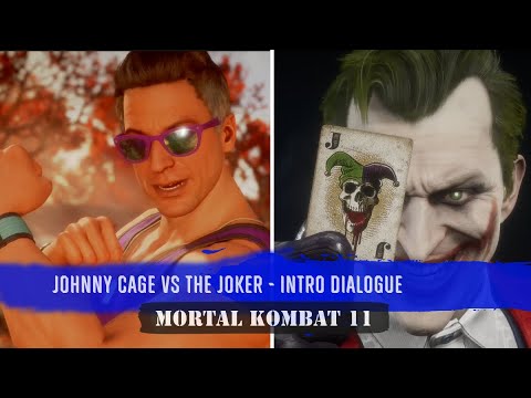 Johnny Cage vs the Joker: Mortal Kombat 11 Intro Dialogue (Wide)