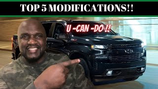 TOP 5 TRUCK MODIFICATIONS Anyone Can DO! #truck #howto