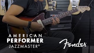 Video thumbnail for Fender® American Performer - Jazzmaster by Pride Music Shop
