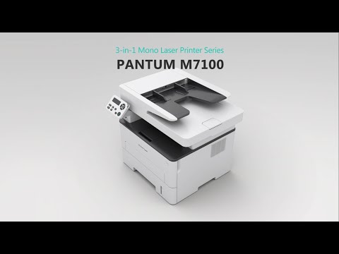 Багатофункційний пристрій A4 ч/б Pantum M7100DW з WiFi