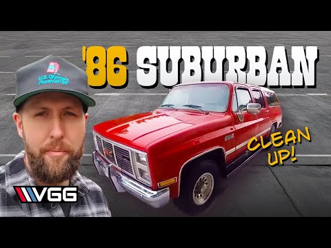 Cleaning up a BIG BLOCK Square Body Suburban!