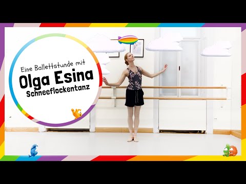 Eine Monsterfreunde-Ballettstunde mit Ballettstar Olga Esina - Schneeflockentanz