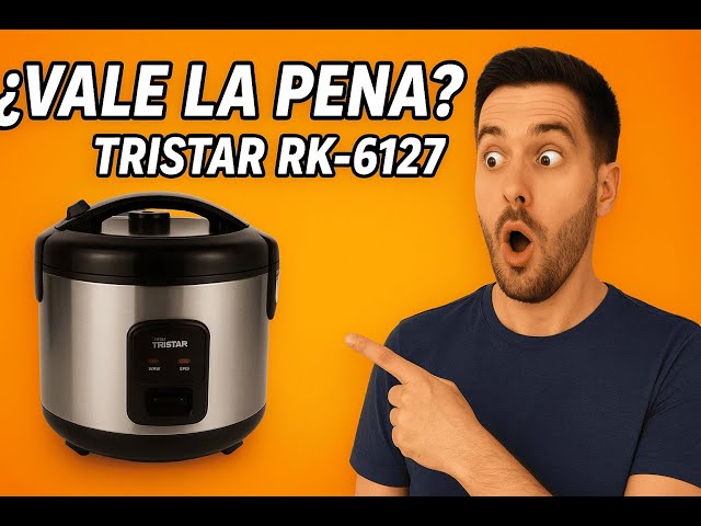 Vídeo relacionado con Tristar Olla Arrocera 0,6 L, Recipiente Interior Antiadherente, Función Mantener Caliente y Apagado Automático, Diseño Compacto, Con Vaso Medidor y Cuchara, 300 W, RK-6142