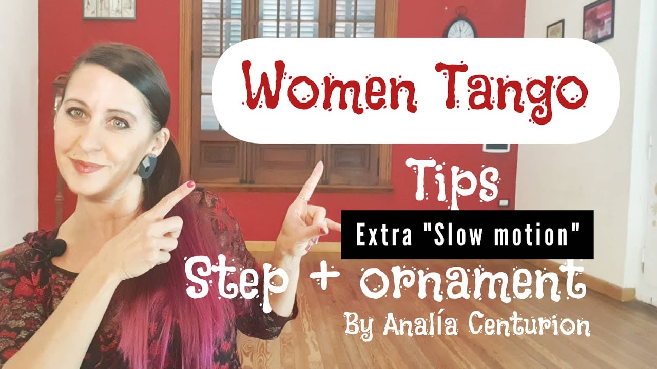 #Woman Tango technique by Analía Centurión - Practice tips 👠+ SLOW MOTION